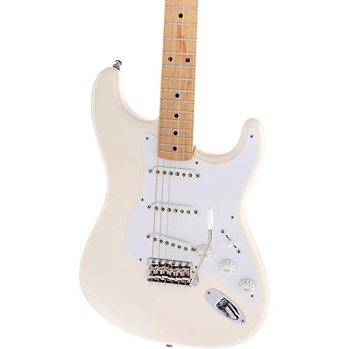 Fender Artist Series Jimmie Vaughan Tex-Mex Stratocaster Electric Guitar Olympic White - musicians--Friend