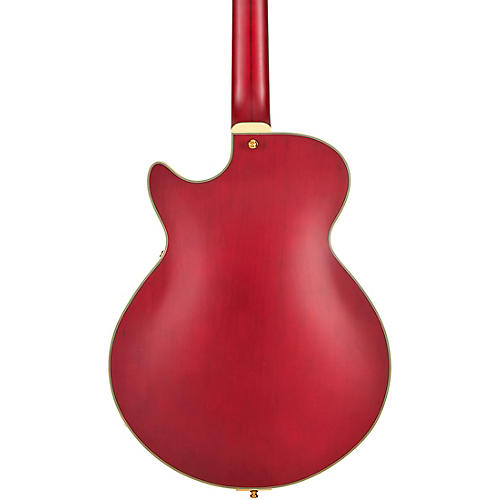 D'Angelico Deluxe Bobby Weir 3 Semi-Hollow Electric Guitar Satin Trans Wine - musicians--Friend