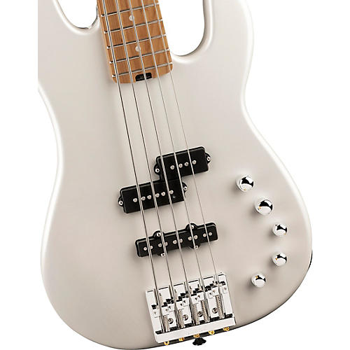 Charvel Pro-Mod San Dimas Bass PJ V 5-String Electric Bass Guitar Metallic Black - musicians--Friend
