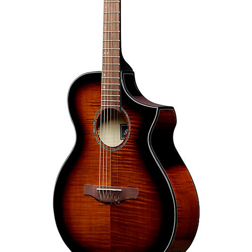 Ibanez AEWC400 Comfort Acoustic-Electric Guitar Amber Sunburst - musicians--Friend