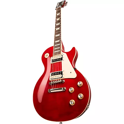 Gibson Les Paul Classic Electric Guitar Transparent Cherry - musicians--Friend