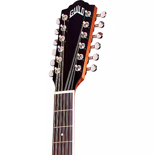 Guild D-2612CE Deluxe 12-String Cutaway Acoustic-Electric Guitar Antique Sunburst - musicians--Friend