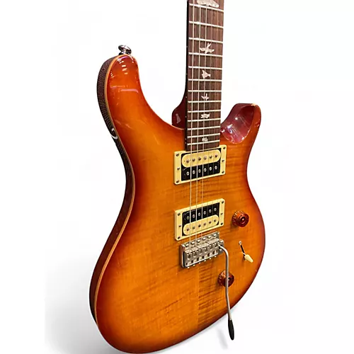 Used PRS SE Custom 24 Tobacco Sunburst Solid Body Electric Guitar Tobacco Sunburst - musicians--Friend