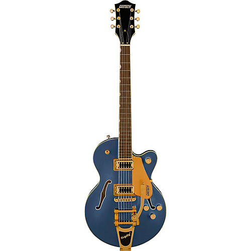 Gretsch Guitars G5655TG Electromatic Center Block Jr. Single-Cut With Bigsby Electric Guitar Cerulean Smoke - musicians--Friend