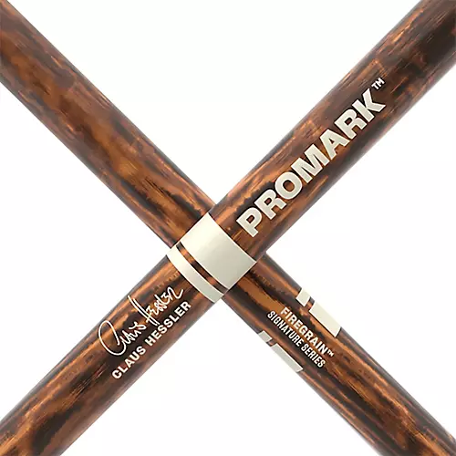 Promark Claus Hessler Signature FireGrain Hickory ActiveGrip Clear Drum Sticks - musicians--Friend