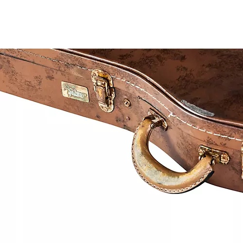 Open-Box Gibson Historic Replica Les Paul Case Hand Aged Condition 1 - Mint Historic Brown Pink - musicians--Friend