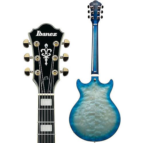 Ibanez AM93QM Artcore Expressionist Series Electric Guitar Antique Yellow Sunburst - musicians--Friend