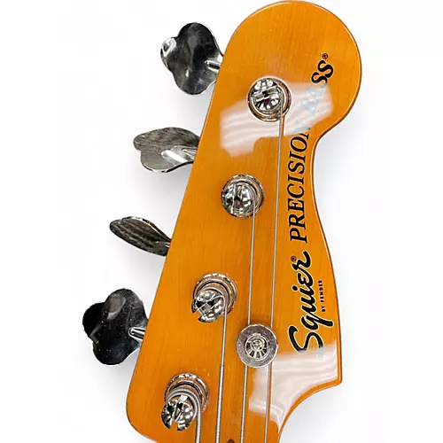 Used Squier Classic Vibe 1970S Precision Bass Seafoam Green Electric Bass Guitar Seafoam Green - musicians--Friend
