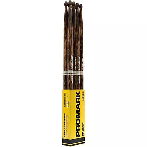 Promark FireGrain Rebound Acorn Tip Drum Sticks 4-Pack 5A Wood - musicians--Friend