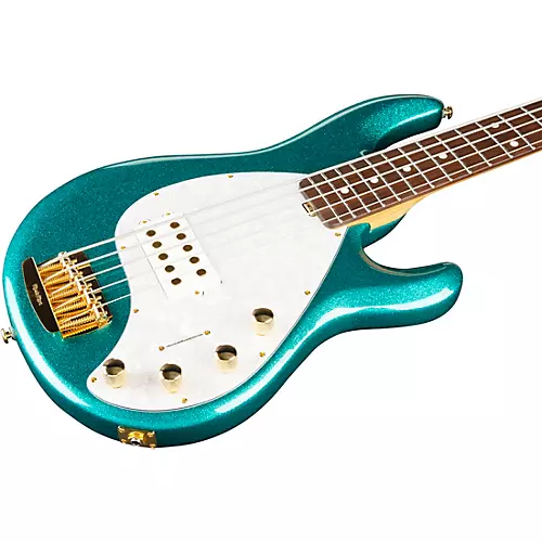 Ernie Ball Music Man StingRay5 Special H 5-String Electric Bass Guitar Black and Chrome - musicians--Friend