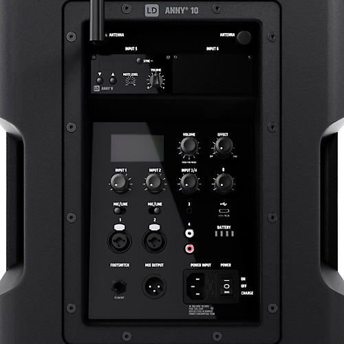 LD Systems ANNY 10 Portable Battery-Powered Speaker With Wireless Headset Mic B4.7 - musicians--Friend