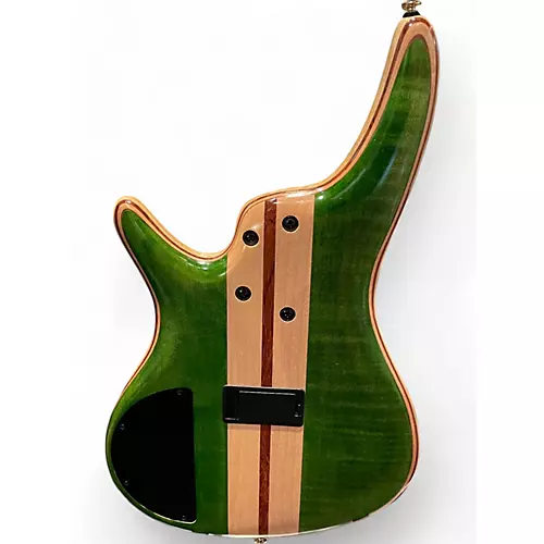 Used Ibanez SR5FMDX EMERALD GREEN Electric Bass Guitar EMERALD GREEN - musicians--Friend