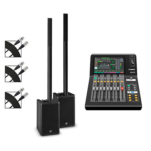 Yamaha STAGEPAS 1K mkII Stereo Portable PA Package With DXL1K and DM3S Compact Digital Mixer - musicians--Friend