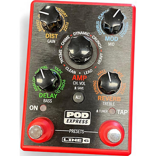 Used Line 6 Pocket Pod Express Amp Modeler Effect Processor - musicians--Friend