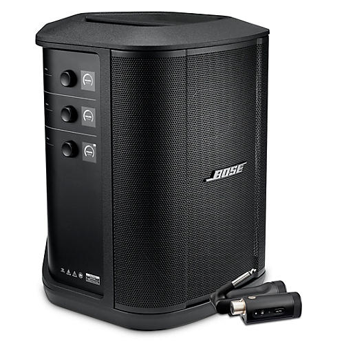 Bose S1 Pro+ Wireless PA System With Mic/Line and Instrument Transmitter - musicians--Friend