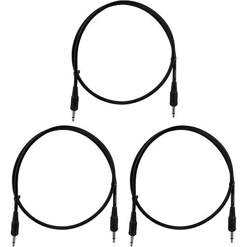 Mogami Pure Patch Modular Synth VC Cables - 3 Pack 1 ft. - musicians--Friend