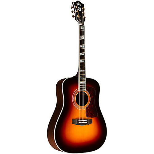 Guild D-55E Acoustic-Electric Guitar Antique Burst - musicians--Friend