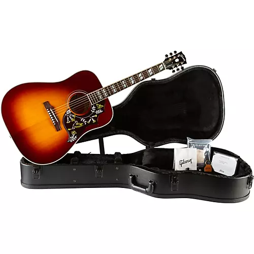 Gibson Hummingbird Standard 5A Flame Limited-Edition Acoustic-Electric Guitar Autumn Burst - musicians--Friend