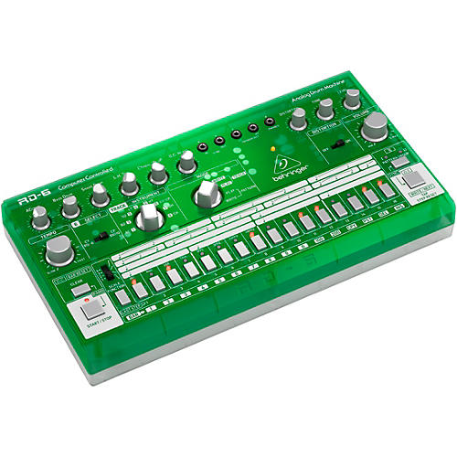 Behringer RD-6-LM Analog Drum Machine - Green Translucent - musicians--Friend