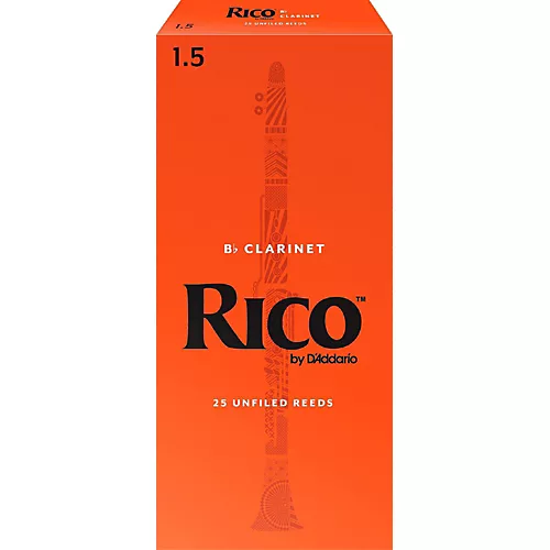 Rico Bb Clarinet Reeds, Box of 25 Strength 3.5 - musicians--Friend