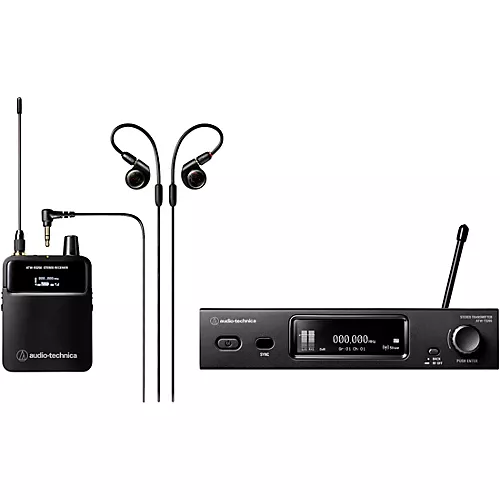 Audio-Technica ATW-3255 3000 Series Wireless In-Ear Monitor System Black - musicians--Friend
