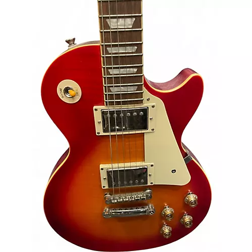 Used Epiphone 1959 Reissue Les Paul Standard Cherry Sunburst Solid Body Electric Guitar Cherry Sunburst - musicians--Friend