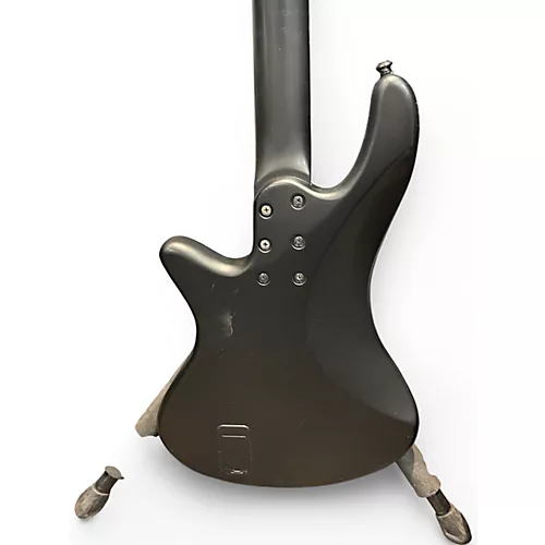 Used Schecter Guitar Research Stiletto Stealth 4 Black Electric Bass Guitar Black - musicians--Friend