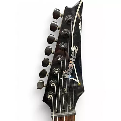 Used Ibanez RG7321 7 String Black Solid Body Electric Guitar Black - musicians--Friend