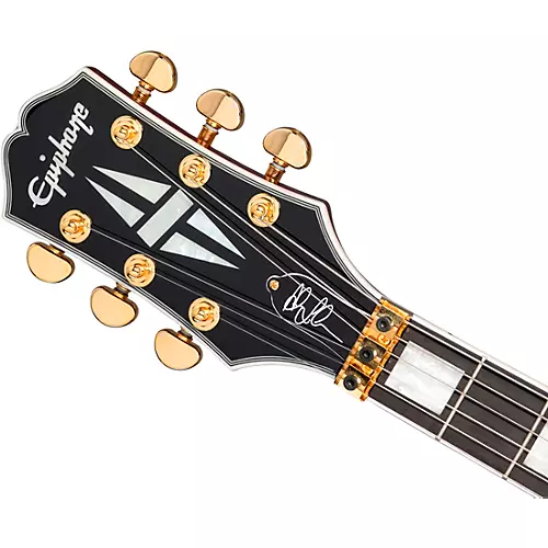 Epiphone Alex Lifeson Les Paul Custom Axcess Left-Handed Electric Guitar Ruby - musicians--Friend