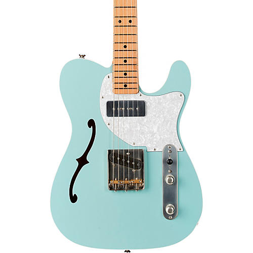 LsL Instruments Thinbone S/P90 Electric Guitar Lake Placid Blue - musicians--Friend