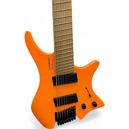 Used strandberg Boden Standard 8 Orange Solid Body Electric Guitar Orange - musicians--Friend