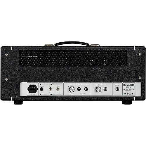 Tone King Royalist MKIII 40-Watt All-Tube 2-Channel Head With Dual Iron Man Attenuators Black - musicians--Friend