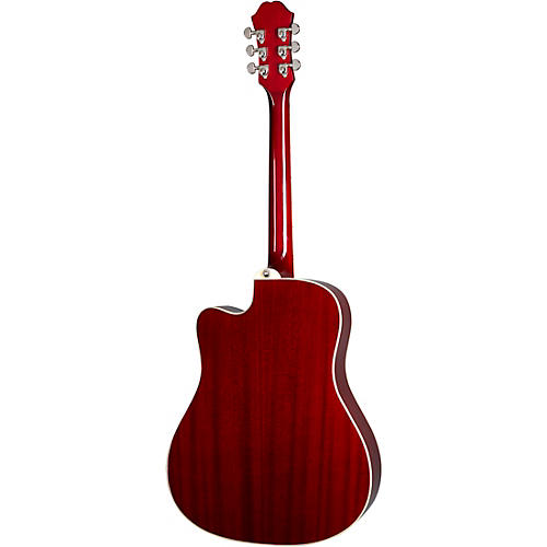 Epiphone Hummingbird EC Studio Limited-Edition Acoustic-Electric Guitar Wine Red - musicians--Friend