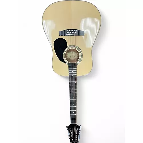 Used Mitchell D120S12E Natural 12 String Acoustic Electric Guitar Natural - musicians--Friend