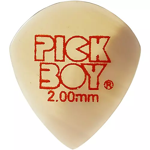 Pick Boy Hand-Crafted Natural Horn Jazz Guitar Pick 2.00 mm 1 Pack - musicians--Friend