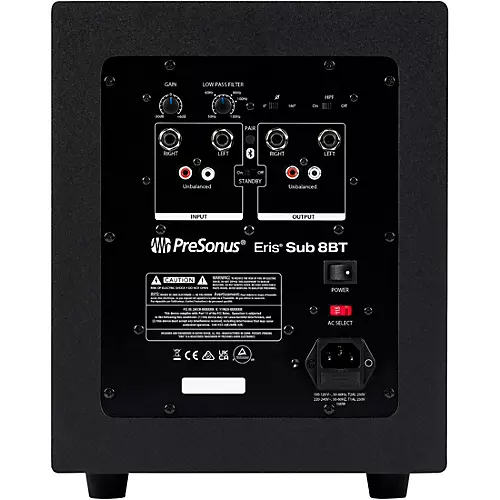 PreSonus Eris Sub 8BT (2nd Gen) Studio Subwoofer - musicians--Friend