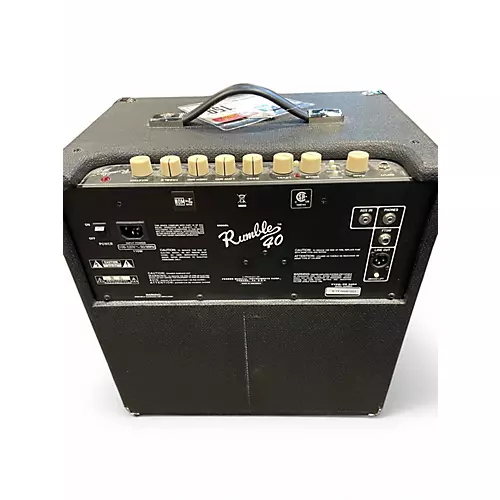 Used Fender Rumble V3 40W 1x10 Bass Combo Amp - musicians--Friend