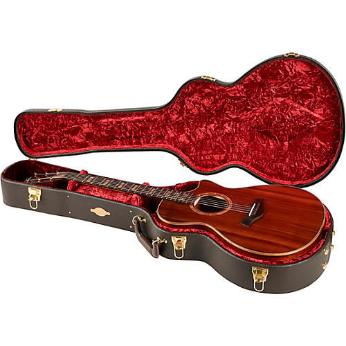 Taylor Custom Redwood-Figured Hawaiian Koa Grand Concert Acoustic-Electric Guitar Shaded Edge Burst - musicians--Friend