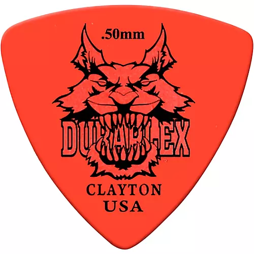 Clayton Duraplex Delrin Rounded Triangle Picks 1 Dozen .88 mm - musicians--Friend