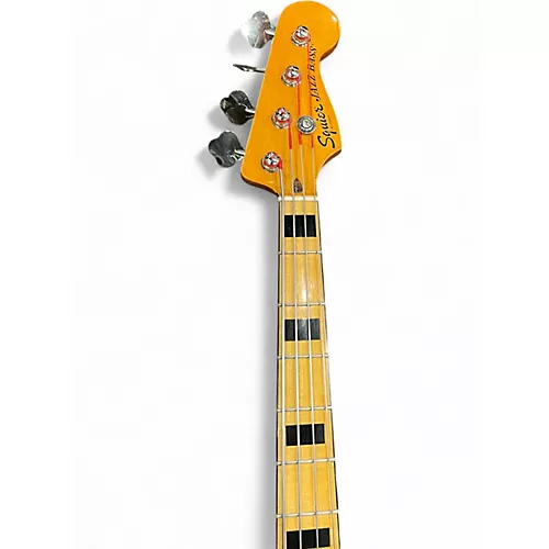 Used Squier Classic Vibe 1970S Jazz Bass Natural Electric Bass Guitar Natural - musicians--Friend