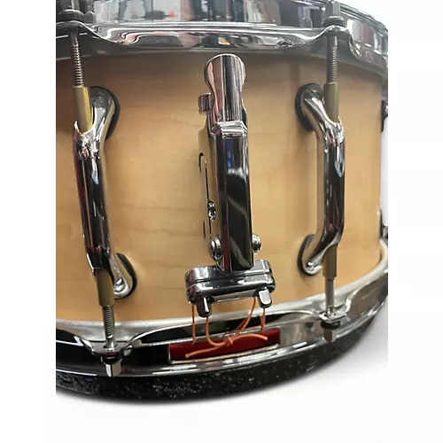 Used Pearl 6.5X14 Sensitone Snare Natural Drum Natural 15 - musicians--Friend