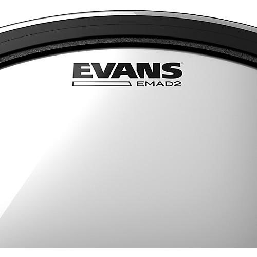 Evans EMAD 2 Clear Batter Bass Drum Head 26 in. - musicians--Friend