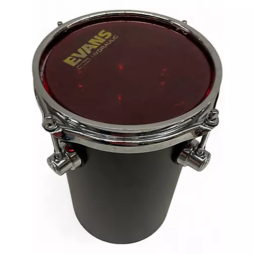 Used DW 6X10 DESIGN SERIES RATA TOM Black Drum Black 77 - musicians--Friend