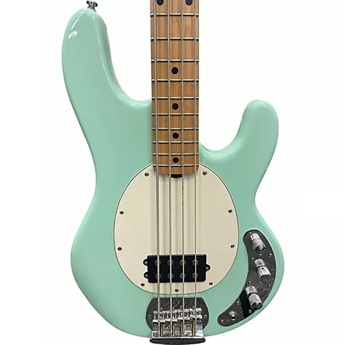 Used Sterling by Music Man Sub 4 Seafoam Green Electric Bass Guitar Seafoam Green - musicians--Friend