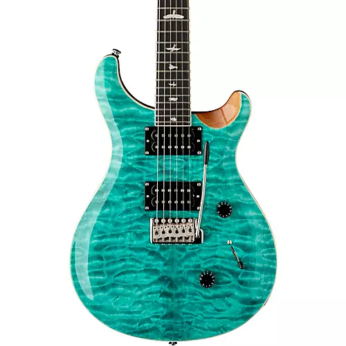 PRS SE Custom 24 Quilted Carved Top With Ebony Fingerboard Electric Guitar Violet - musicians--Friend