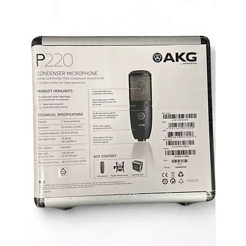 Used AKG P220 Project Studio Condenser Microphone - musicians--Friend