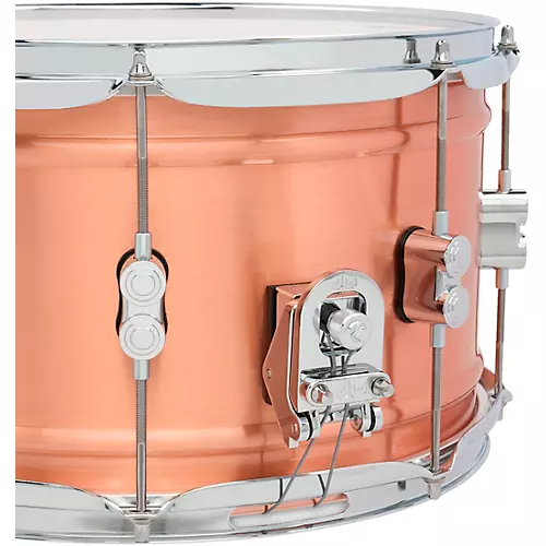 PDP by DW Concept Series 1.2 mm Natural Satin Brushed Copper Snare Drum 14 x 8 in. - musicians--Friend