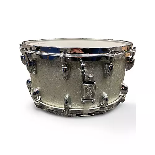 Used Yamaha 14X7 Oak Custom Snare Silver Sparkle Drum Silver Sparkle 214 - musicians--Friend