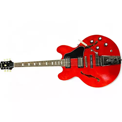 Used 2022 Epiphone JOE BONAMASSA 1962 ES 335 RED Hollow Body Electric Guitar RED - musicians--Friend