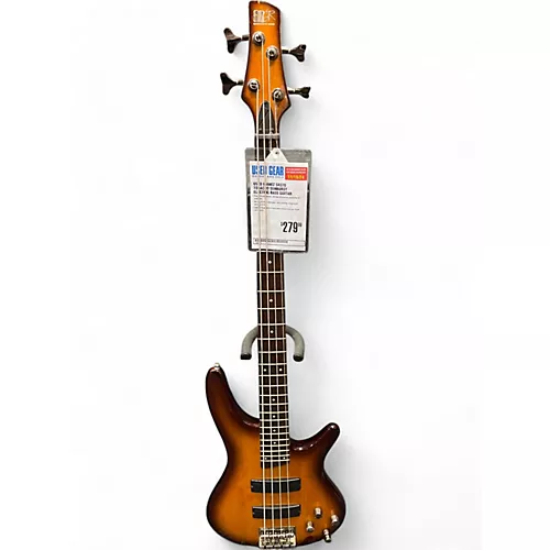 Used Ibanez SR370 Tobacco Sunburst Electric Bass Guitar Tobacco Sunburst - musicians--Friend